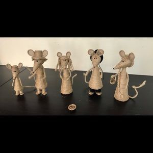 Handmade rat family